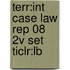 Terr:Int Case Law Rep 08 2V Set Ticlr:Lb