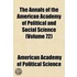 The Annals Of The American Academy Of Po