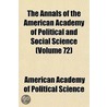 The Annals Of The American Academy Of Po by American Academy of Political Science