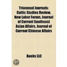 Triannual Journals: Cultic Studies Revie door Books Llc