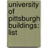 University of Pittsburgh Buildings: List