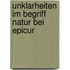 Unklarheiten im Begriff Natur bei Epicur