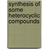 synthesis of some heterocyclic compounds by Paresh Kathiriya