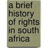 A Brief History of Rights in South Africa door Saul Dubow