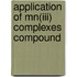 Application Of Mn(iii) Complexes Compound