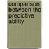 Comparison Between The Predictive Ability