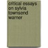 Critical Essays on Sylvia Townsend Warner