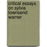 Critical Essays on Sylvia Townsend Warner door John Simons