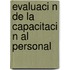 Evaluaci N de La Capacitaci N Al Personal