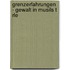 Grenzerfahrungen - Gewalt in Musils T Rle