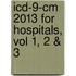 Icd-9-cm 2013 For Hospitals, Vol 1, 2 & 3