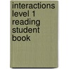 Interactions Level 1 Reading Student Book door Pamela Hartman