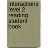 Interactions Level 2 Reading Student Book door Pamela Hartman