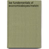 Ise Fundementals of Economicsboyes/Melvin door Williams Doug