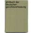 Jahrbuch Der Deutschen Gerichtsverfassung
