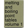 Melting and Boiling Point Tables Volume 1 door Thomas Carnelley