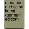 Menander Und Seine Kunst (German Edition) door Lübke Hermann