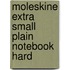 Moleskine Extra Small Plain Notebook Hard