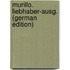 Murillo. Liebhaber-Ausg. (German Edition)