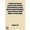 People from Gaston County, North Carolina door Books Llc