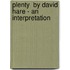 Plenty  by David Hare - An Interpretation