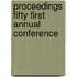 Proceedings Fifty First Annual Conference