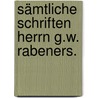 Sämtliche Schriften Herrn G.W. Rabeners. door Gottlieb Wilhelm Rabener
