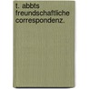 T. Abbts freundschaftliche Correspondenz. by Unknown