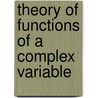 Theory of Functions of a Complex Variable door Sir Julian Stafford Corbett