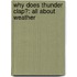 Why Does Thunder Clap?: All About Weather