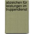 Abzeichen für Leistungen im Truppendienst