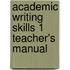 Academic Writing Skills 1 Teacher's Manual