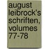 August Leibrock's Schriften, Volumes 77-78