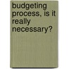Budgeting Process, is it Really Necessary? door Payam Haerifar