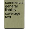 Commercial General Liability Coverage Text door Unknown