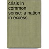 Crisis in Common Sense: A Nation in Excess door William H. Dietzel