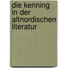 Die Kenning in Der Altnordischen Literatur door Nina Ratavaara