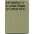Estimation Of Surplus Flows On Indus River