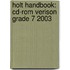Holt Handbook: Cd-Rom Verison Grade 7 2003