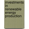 Investments in renewable energy production by Riccardo Bilo