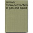 Laminar micro-convection of gas and liquid