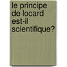 Le principe de Locard est-il scientifique? by Frank Crispino