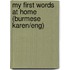My First Words at Home (Burmese Karen/Eng)