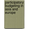 Participatory Budgeting in Asia and Europe by Rudolf Traub-Merz