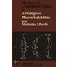 Plasma Instabilities and Nonlinear Effects door A. Hasegawa