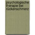 Psychologische Therapie bei Rückenschmerz