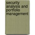 Security Analysis and Portfolio Management