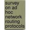 Survey on Ad Hoc Network Routing Protocols door Mangesh Ghonge