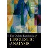 The Oxford Handbook of Linguistic Analysis by Narrog