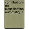 Contributions en classification automatique door Pierrick Bruneau